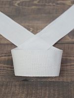 Тесьма киперная SAFISA, 40 мм, 25 м, цвет 02, белый