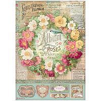 Бумага рисовая Rose Parfum Album de roses  STAMPERIA DFSA4734