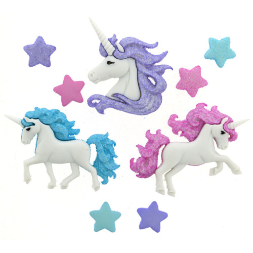 Фото пуговицы декоративные magical unicorns  jesse james 9357 на сайте ArtPins.ru