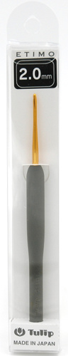Крючок для вязания с ручкой ETIMO 2 мм Tulip T15-200e
