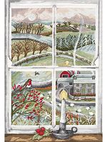 Набор для вышивания Rosehip Window  Bothy Threads XDD7