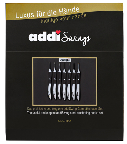 Купить Набор крючков для вязания с эргономичной пластиковой ручкой addiSwing ADDI 645-2 дешево фото 2