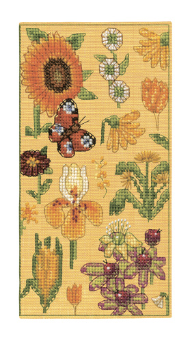 Набор для вышивания футляра для очков Spectacle Case Yellow Flowers  Желтые цветы  le boheur des dames 3245 смотреть фото