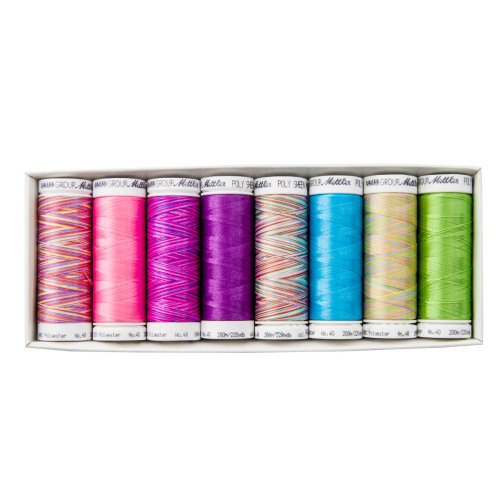 Фото набор с нитками poly sheen в подарочной упаковке 8 катушек amann group ps811brights-kit на сайте ArtPins.ru фото 2