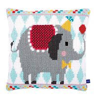 Набор для вышивания подушки Цирковой слон VERVACO PN-0153878