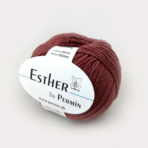 Пряжа Esther 50% шерсть 50% хлопок 50 г 230 м Permin 883400.883415 фото Пряжа Esther 50% шерсть 50% хлопок 50 г 230 м Permin 883400.883415 фото