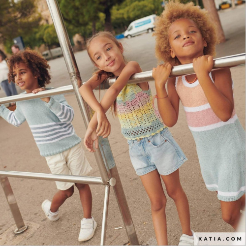 Купить журнал 20 моделей летнего детского вязания katia ss kids 105 фото 4