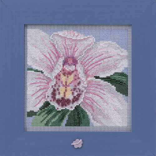Набор для вышивания бисером Белая орхидея MH142014 Mill Hill смотреть фото