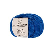 Пряжа Silk Cotton 70% хлопок 30% шелк 50 г 130 м Austermann 90301-0011