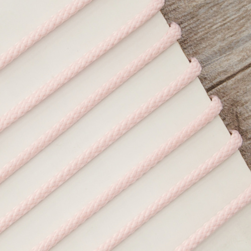 Фото шнур плетеный spiral  safisa 4 мм 25 м цвет розовый на сайте ArtPins.ru