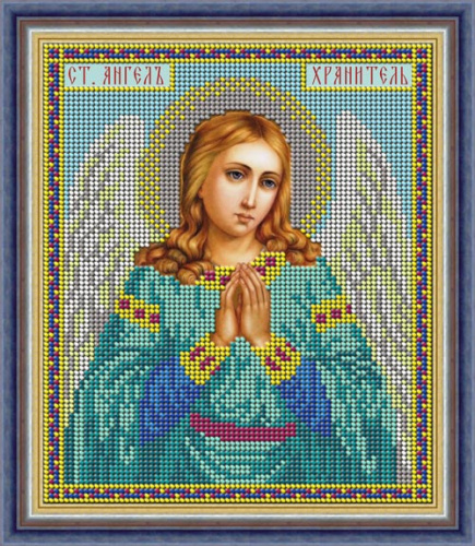 Икона Ангел Хранитель набор для вышивания бисером Galla Collection И054 смотреть фото
