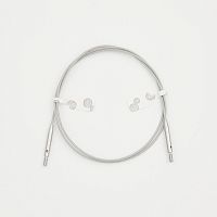 Тросик "GlideX" для съемных спиц, длина 126 (150)см, заглушки 2шт, кабельный ключик, KnitPro, 10657