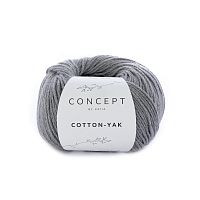 Пряжа Cotton-Yak 60% хлопок 30% шерсть 10% як 50 г 130 м KATIA 1008.112