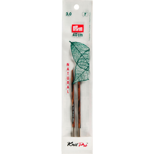 Спицы съемные NATURAL 3 мм для длины лески 40 см Prym 223350