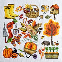 Набор для вышивания Осень Марья Искусница 11.002.24