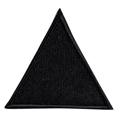 Фото термоаппликация треугольник черный большой  hkm 39467 на сайте ArtPins.ru