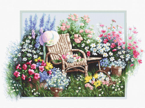 Набор для вышивания Цветущий сад Luca-S B2344 смотреть фото