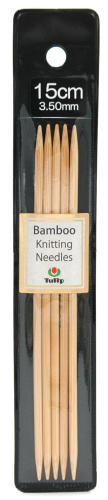 Спицы чулочные Bamboo 3.5 мм 15 см Tulip KND060350
