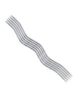 Спицы чулочные №2 15 см addiCraSy Snake Lace эргономичные Addi 203-2/2-15