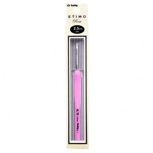 Крючок для вязания с ручкой ETIMO Rose 2.5 мм Tulip TER-05e