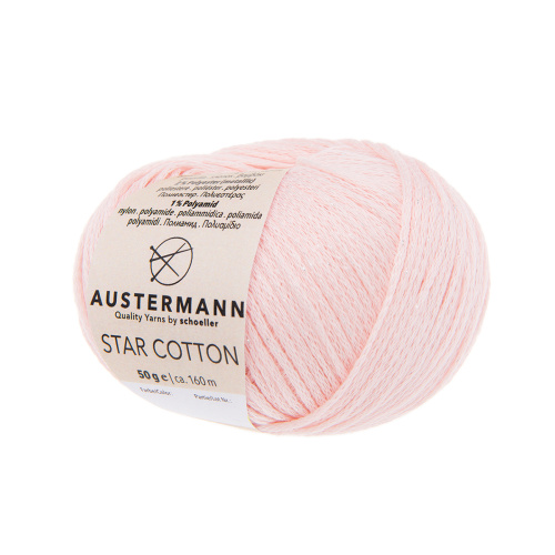 Пряжа Star Cotton 97% хлопок 2% полиэстер 1% полиамид 50 г 160 м Austermann 90325-0009 фото