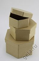 Заготовка для декупажа  набор шестиугольных коробочек