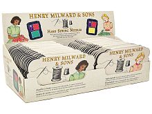 Наборы игл для шитья и рукоделия "Henry Milward & Sons", 2 вида наборов с ретро дизайном
