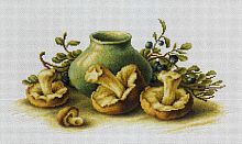 Набор для вышивания Натюрморт с грибами - B2247