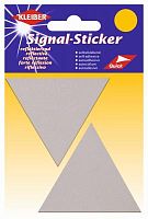 Сигнальные наклейки самоклеящиеся светоотражающие Большие треугольники 7*5.8 см Kleiber 608-40