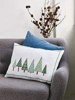Набор для вышивания подушки "Рождественские елки"