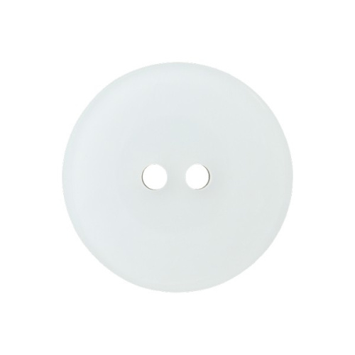 Пуговица с 2 отверстиями размер 20 мм пластик белый Union Knopf by Prym U0453880020001201-20