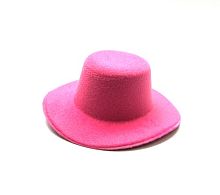 Шляпа круглая 5.5 см розовый СОВУШКА 26675/роз