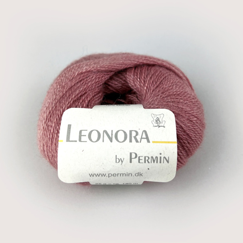 Пряжа Leonora 50% шелк 40% шерсть 10% мохер 25 г 180 м Permin 880400.880412 фото