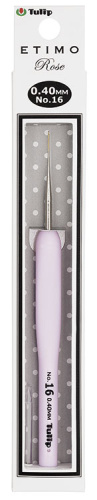 Крючок для вязания с ручкой ETIMO Rose 0.4 мм Tulip TEL-16e