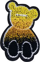Термоаппликация Мишка - пушистик желто-черный  HKM 43191