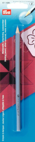 Маркировочный карандаш следы удаляются при помощи воды серебристый 1 шт Prym 611606