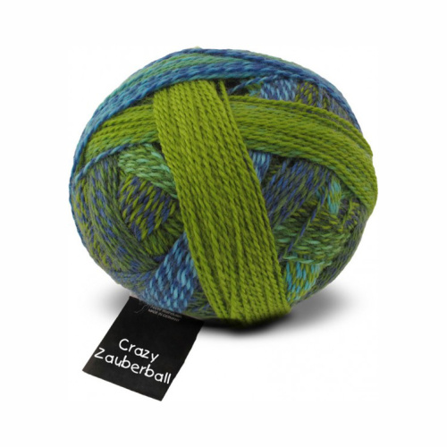 Пряжа Crazy Zauberball 75% шерсть 25% полиамид 100 г 420 м SCHOPPEL 1153-2136 фото