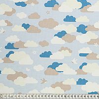 Ткань MEZfabrics Bunny & Cloud ширина 144-146 см  MEZ C131038 03005