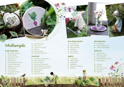 Gartengluck-mit Nadel und Spaten Садовое счастье с иглой и лопатой книга Acufactum K-4046 фото 16