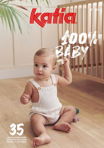 Купить журнал с моделями по пряже katia baby 108
