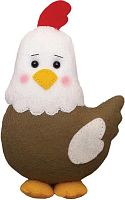 Набор для шитья вальдорфской игрушки Цыпленок Кики 8*11 см De Witte Engel AS0017