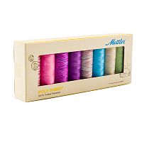 Набор с нитками Poly Sheen в подарочной упаковке 8 катушек Amann Group PS811Brights-Kit смотреть фото в магазине ArtPins.ru