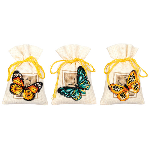 Набор для вышивания мешочков саше  Бабочки  VERVACO PN-0147918 смотреть фото