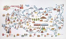 Набор для вышивания Карта РОССИИ  Марья Искусница 11.005.07