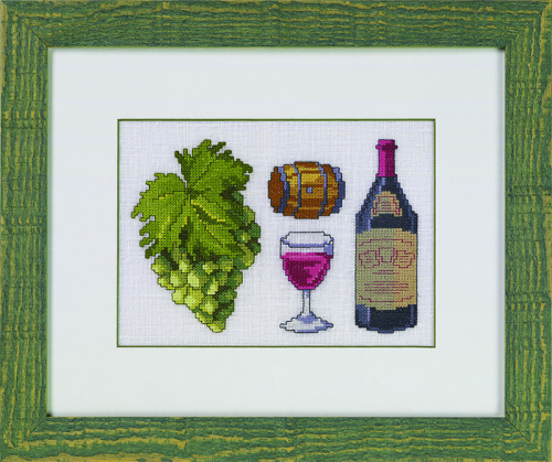 Набор для вышивания Вино Permin 12-1471 смотреть фото
