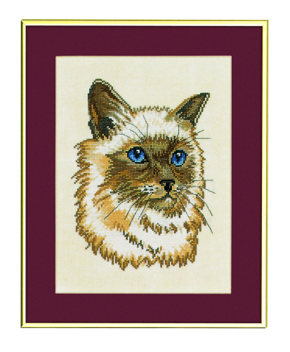 Набор для вышивания Персидский кот Eva Rosenstand 12-917 смотреть фото