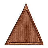 Термоаппликация Треугольник коричневый малый  HKM 39470