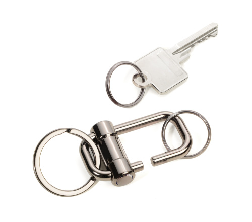 Купить брелок с 3 кольцами для ключей 2-х размеров troika 2-way key kr22-09-gm фото фото 5