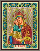 Икона Божией Матери Акафистная набор для вышивания бисером Galla Collection И062