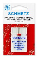 Иглы двойные для металлизированных нитей № 90/3.0 1 шт Schmetz 64:30 2 SDS